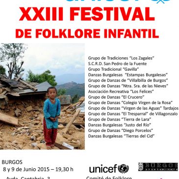 XXIII Festival de Folklore Infantil «UNICEF» (8 y 9 de junio de 2015)