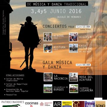 I Festival Cervantino de Música y Danza Tradicional – Alcalá de Henares (04/06/2016)